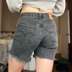 Levi's Women's Black Denim Jean Shorts